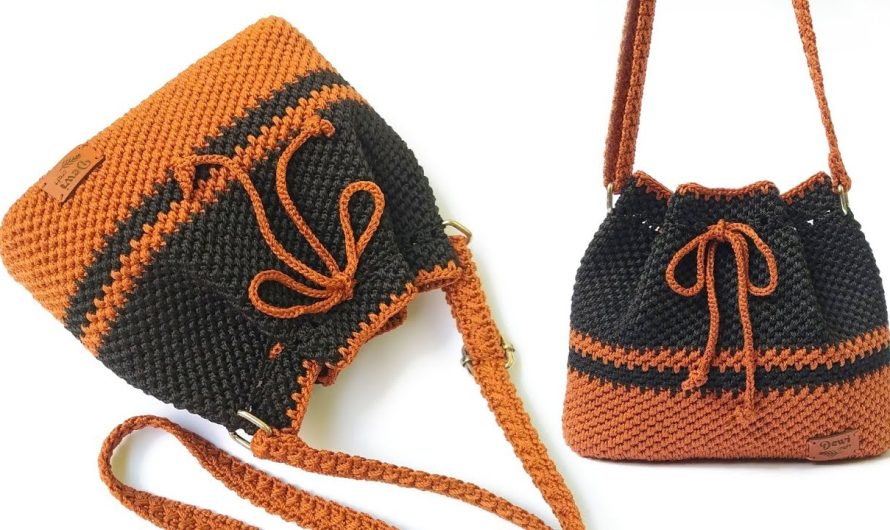 How to Crochet a Drawstring Bag for Beginners  | Step by Step Pattern