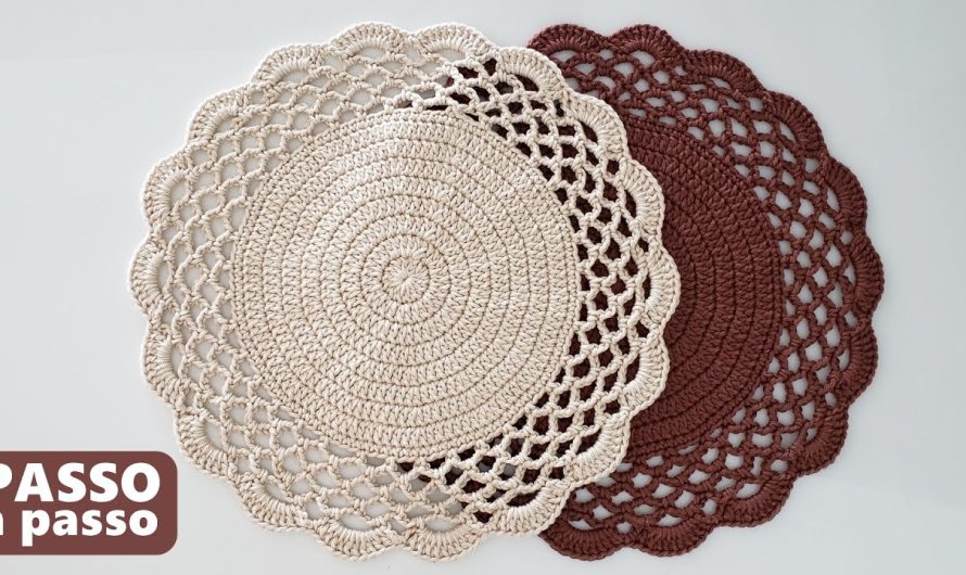 How to Crochet a Sousplat with Only 100g of Thread (Economic & Beautiful) – Step-by-Step Guide